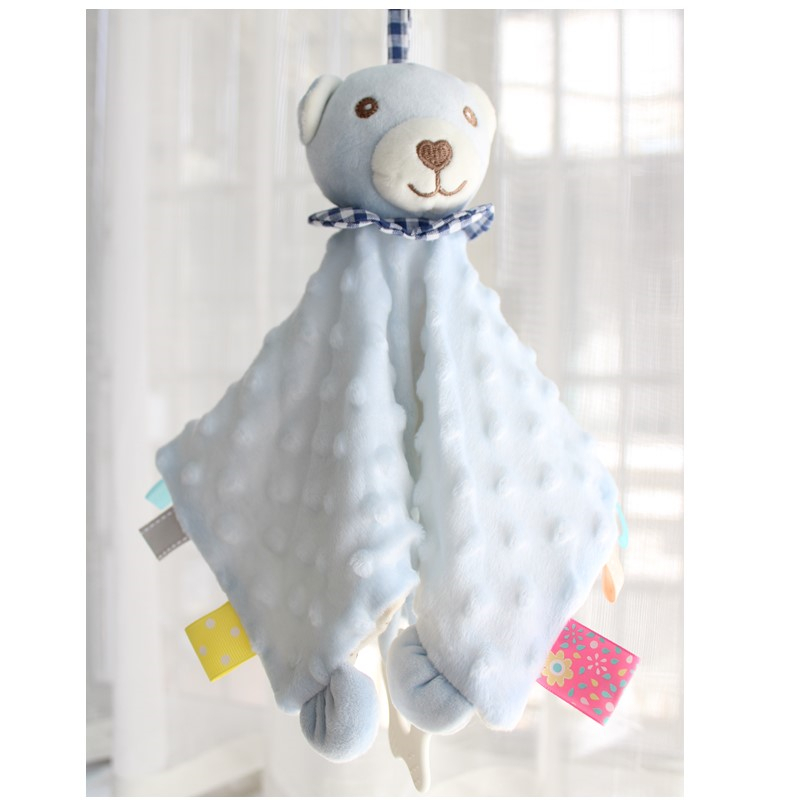 Baby soft soothing towel soothe blanket minky dot bunny Security toys boy elephant pacify towel newborn teether appease blanket LJ201208
