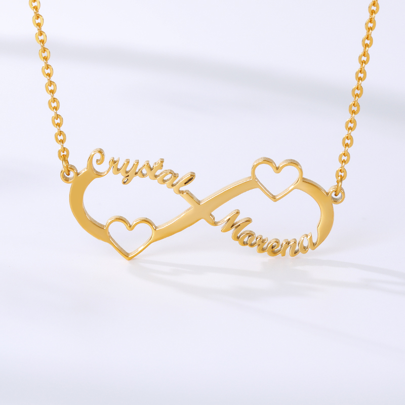 Hot Stainless Steel Custom Name Necklace Personalized Rose Gold Silver Infinity Pendant Friendship Necklace Jewelry Best Friend Gift
Hot Stainless Steel Custom Name Necklace Personalized Rose Gold Silver Infinity Pendant Friendship Necklace Jewelry Best Friend Gift