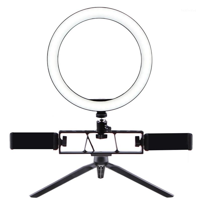26CM Dimmable Ring Light with Tripod and Dual Phone Clip for Makeup Live Photographic Studio and Youtube1
26CM Dimmable Ring Light with Tripod and Dual Phone Clip for Makeup Live Photographic Studio and Youtube1