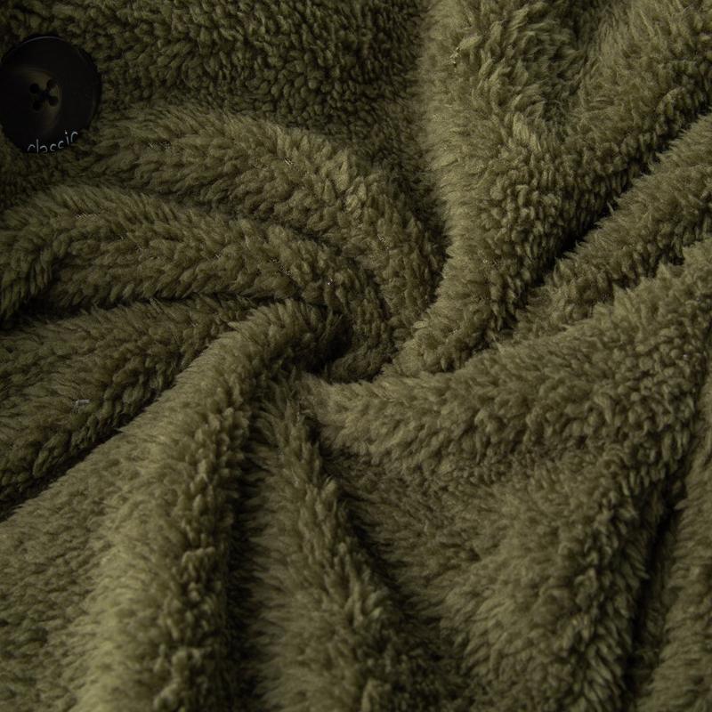 Fleece Jacket Men Winter Thick Warm Bomber Jackets Teddy Coat Tracuit Coats Plush Hoodies 3XL