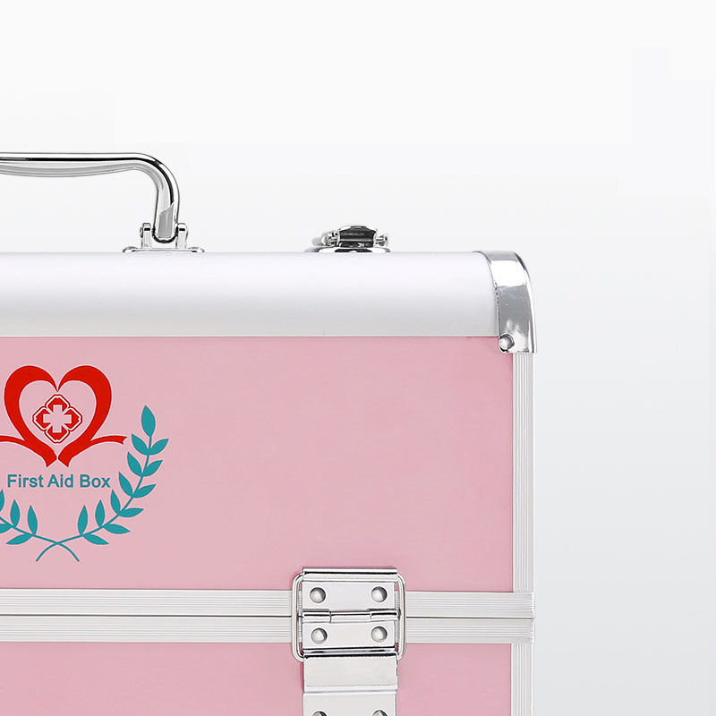 Large Medicine Chest Portable Home First Aid Kit Multifunction Outpatient Organizer Multi-layer Medical Box Aluminum Storage Box LJ200812