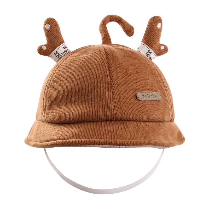 Newborn Infant Baby Winter Bucket Hat Cute Wide Brim UV Protection Fisherman Hat with Deer Antlers, Yellow
Newborn Infant Baby Winter Bucket Hat Cute Wide Brim UV Protection Fisherman Hat with Deer Antlers, Yellow