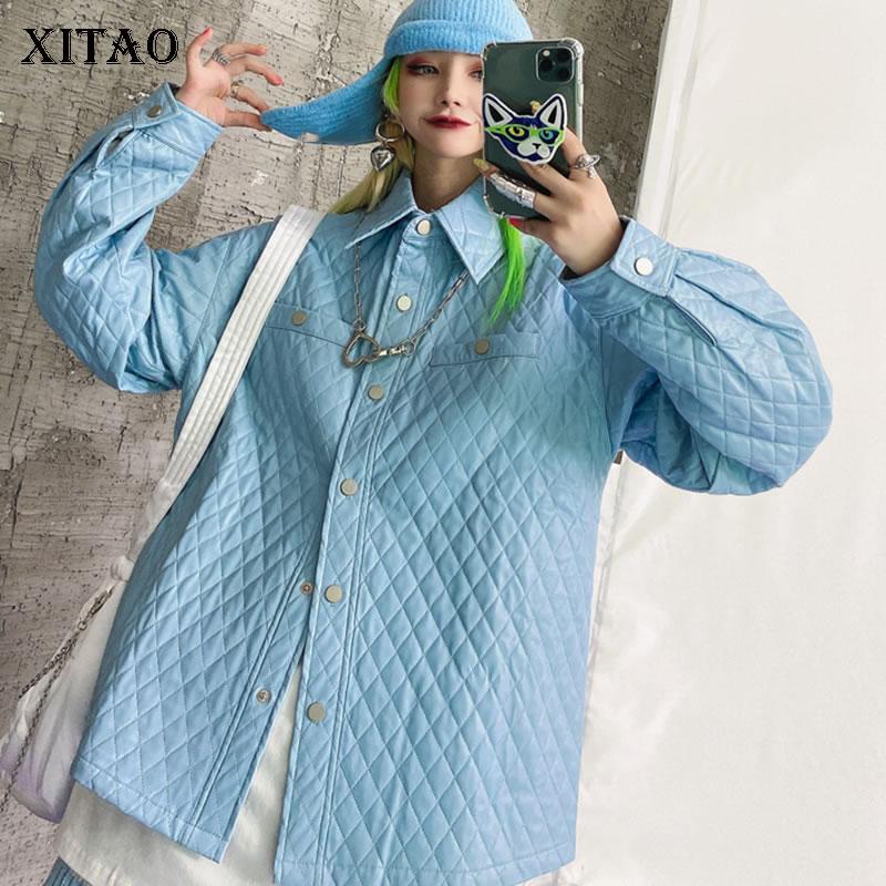 XITAO Patchwork Single Breasted Solid Shirt Women 2020 Winter Casual Fashion Style Temperament All Match Women Blouse DZL2472, Light blue dzl2472
XITAO Patchwork Single Breasted Solid Shirt Women 2020 Winter Casual Fashion Style Temperament All Match Women Blouse DZL2472, Light blue dzl2472