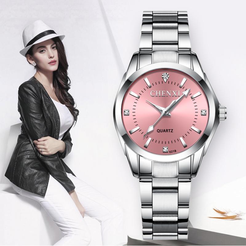 Wristwatches Quartz Movement High Quality Classic Women Stainless Steel Band Waterproof Ladies Watch Wrist Clock Relogio Feminino, Slivery;brown
Wristwatches Quartz Movement High Quality Classic Women Stainless Steel Band Waterproof Ladies Watch Wrist Clock Relogio Feminino, Slivery;brown