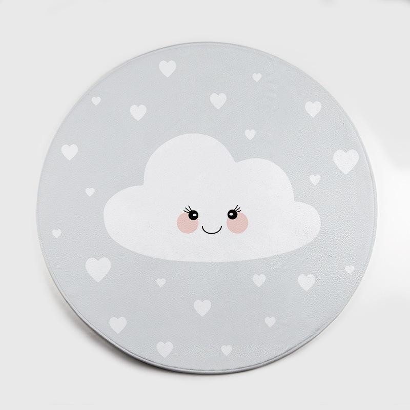 Carpet Cartoon Animals Bear Cat Cloud Giraffes Baby Mats Nursery Living Room Round Child Playing Rugs Modern Nordic Kids Room, Summer
Carpet Cartoon Animals Bear Cat Cloud Giraffes Baby Mats Nursery Living Room Round Child Playing Rugs Modern Nordic Kids Room, Summer