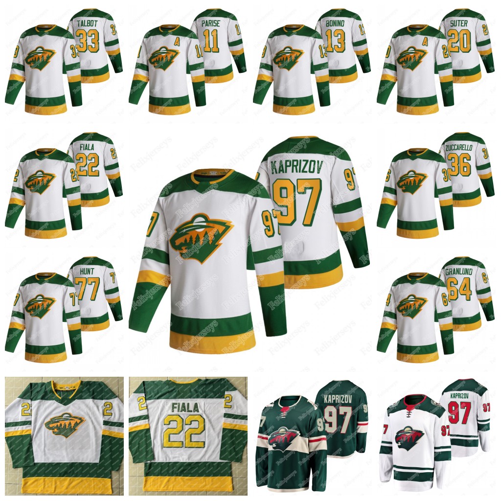 97 Kirill Kaprizov Minnesota Wild Reverse Retro Jersey Kevin Fiala Zach Parise Ryan Suter Cam Talbot Mikael Granlund Zuccarello Brad Hunt, Black;red
97 Kirill Kaprizov Minnesota Wild Reverse Retro Jersey Kevin Fiala Zach Parise Ryan Suter Cam Talbot Mikael Granlund Zuccarello Brad Hunt, Black;red
