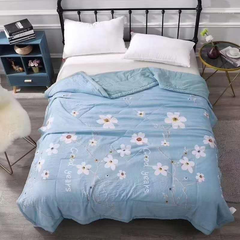 Summer Washed Cotton Air-conditioning Quilt Soft Breathable Blanket Printed Comforter Bed Cover For Adults Kids1, Flower
Summer Washed Cotton Air-conditioning Quilt Soft Breathable Blanket Printed Comforter Bed Cover For Adults Kids1, Flower