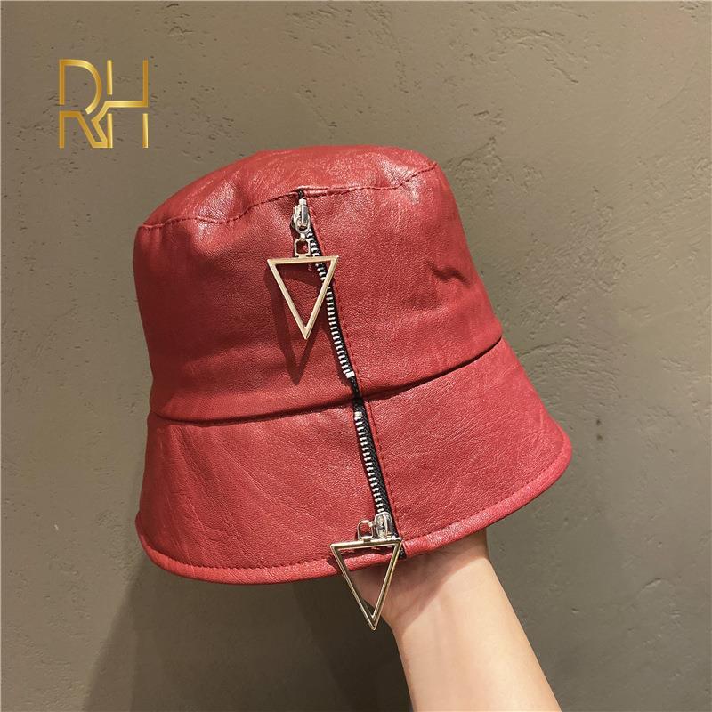 2020 New Fashion Leather Fishing Cap Brand Zipper Design Casual Bucket Hat Outdoor Cool Sunscreen Fisherman Hats Street Hip Hop, Black
2020 New Fashion Leather Fishing Cap Brand Zipper Design Casual Bucket Hat Outdoor Cool Sunscreen Fisherman Hats Street Hip Hop, Black