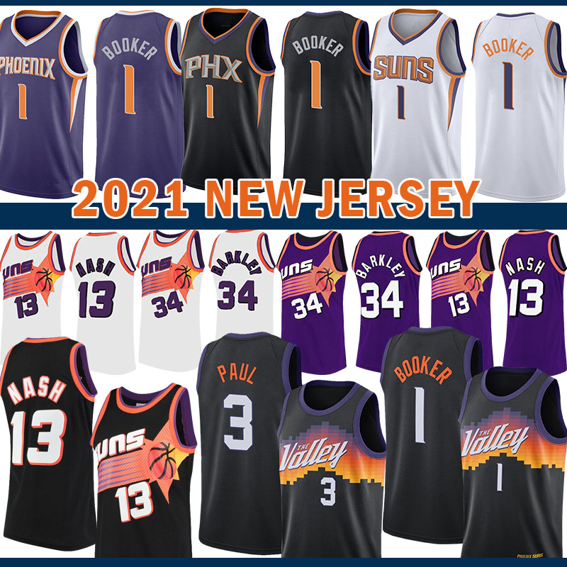 2021 New Basketball Jersey Suns Mens Devin 1 Booker Chris Steve 13 Nash 3 Paul Charles 34 Barkley Purple, Black;red
2021 New Basketball Jersey Suns Mens Devin 1 Booker Chris Steve 13 Nash 3 Paul Charles 34 Barkley Purple, Black;red