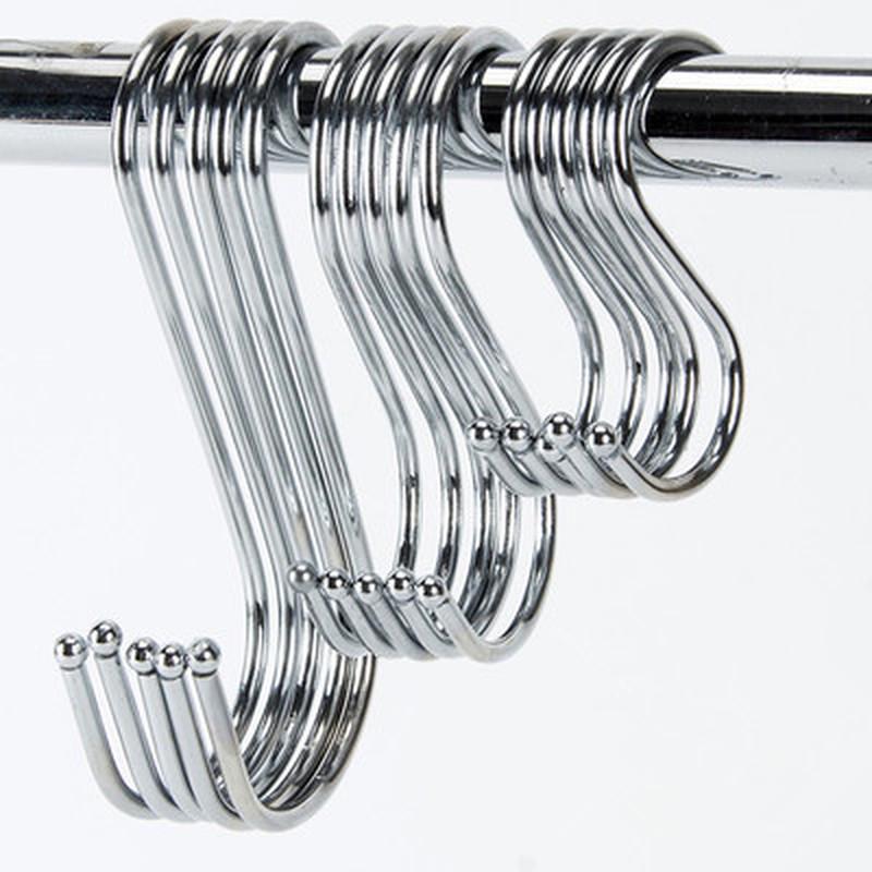 Stainless Steel S Shaped Hanger Hook Kitchen Rack Iron Hook Clothes Door Railing Clasp Holder Hooks1
Stainless Steel S Shaped Hanger Hook Kitchen Rack Iron Hook Clothes Door Railing Clasp Holder Hooks1