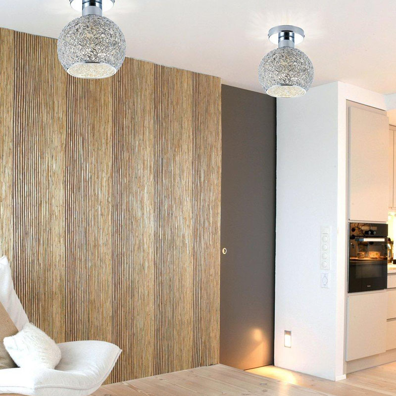 Modern Chandeliers Creative Aluminum Ceiling Light Crystal Chandeliers for Living Room Bedroom Hallway and Closet Lamp