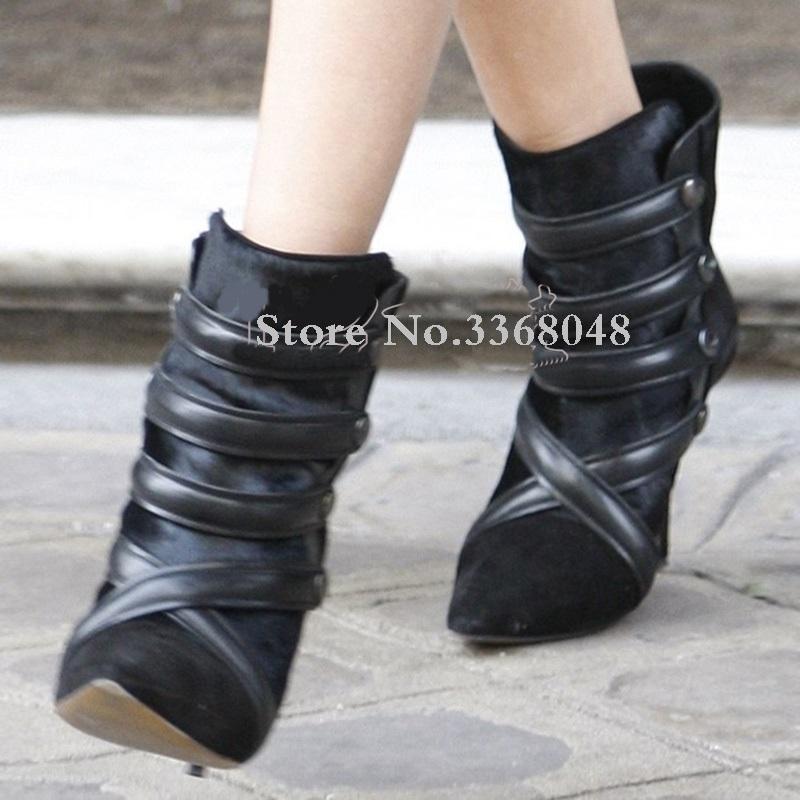 Shoes Autumn Winter For Women Sexy Pointed Toe Rivets Studded Stappie Heels Ankle Boots Slip On Gladiator British Style Shoes, As picture
Shoes Autumn Winter For Women Sexy Pointed Toe Rivets Studded Stappie Heels Ankle Boots Slip On Gladiator British Style Shoes, As picture