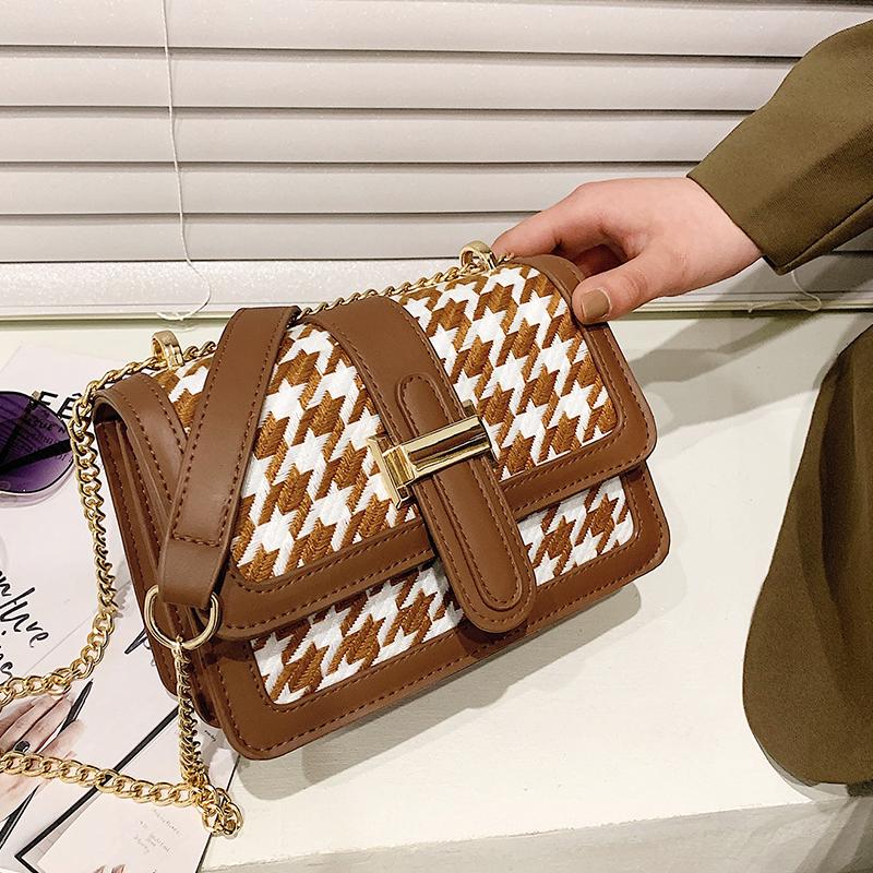 YANIGELAN Retro Plaid Small Square Package Quality PU Leather Chain Shoulder Messenger Bag Female Fashion Handbags And Purse Sac, Black
YANIGELAN Retro Plaid Small Square Package Quality PU Leather Chain Shoulder Messenger Bag Female Fashion Handbags And Purse Sac, Black