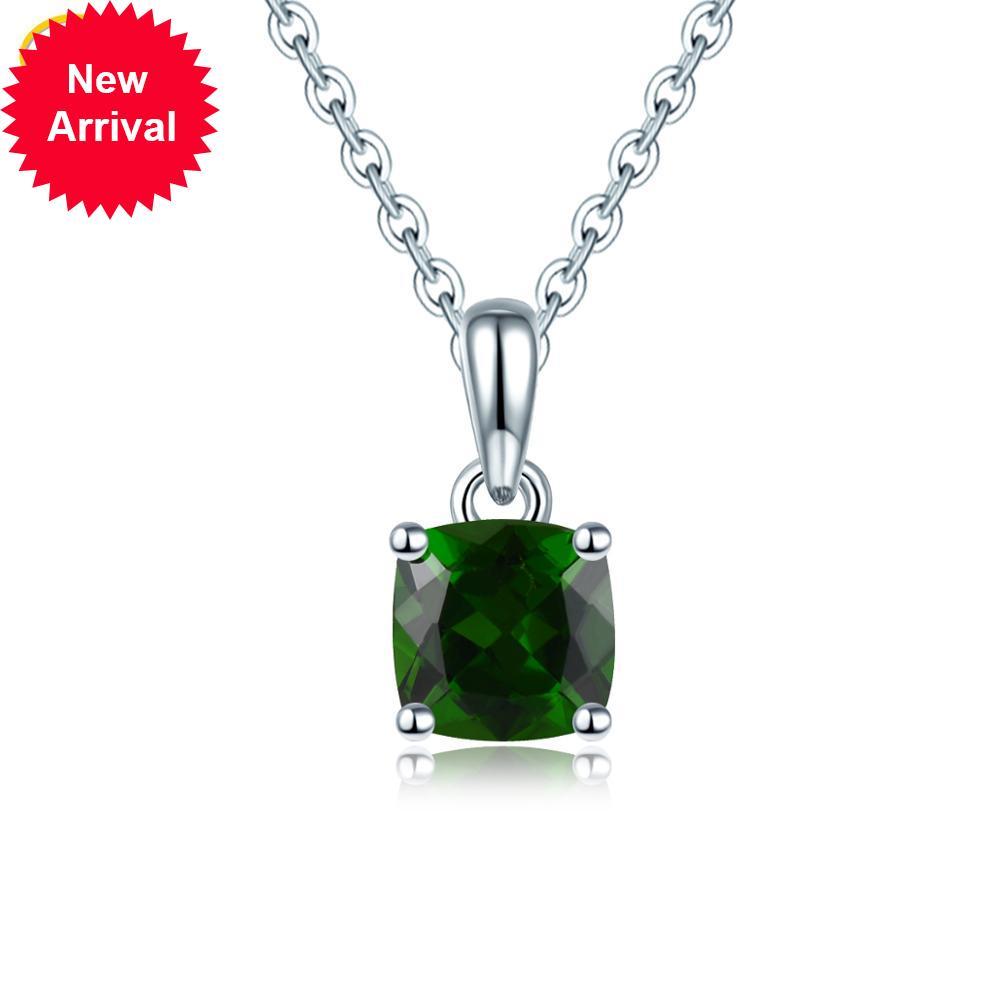 Russian Hutang emerald 925 pendant of natural chrome diopside green precious stone solid silver sterling fine chain simple jewelry
Russian Hutang emerald 925 pendant of natural chrome diopside green precious stone solid silver sterling fine chain simple jewelry
