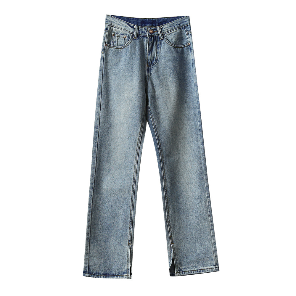 2021 New Autumn Denim Divide Hem for Women Mujer Style Loose Wide Leg Brim Jeans From Vintage Pants Vixs, Blue
2021 New Autumn Denim Divide Hem for Women Mujer Style Loose Wide Leg Brim Jeans From Vintage Pants Vixs, Blue
