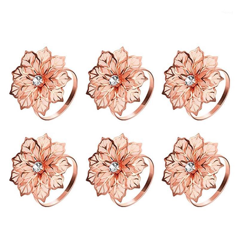6 Pieces Alloy Napkin Rings with Hollow Flower Napkin Holder Adornment Exquisite 50JD1
6 Pieces Alloy Napkin Rings with Hollow Flower Napkin Holder Adornment Exquisite 50JD1