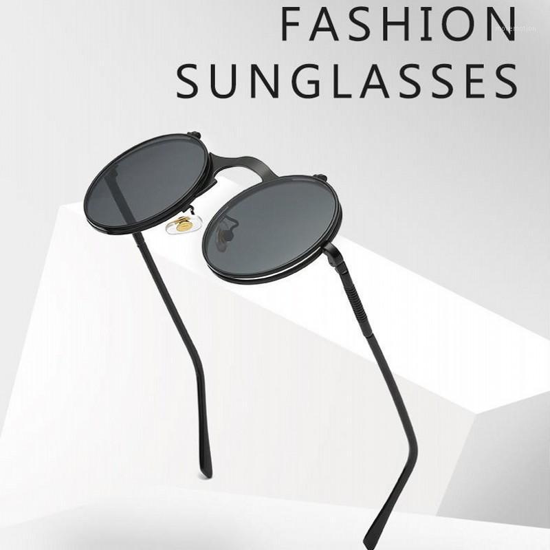 New Retro Punk Steam Clamshell Sunglasses Rays Men Women Round Sunglasses Trend Ladies Outdoor Personality Sun glasses UV4001
New Retro Punk Steam Clamshell Sunglasses Rays Men Women Round Sunglasses Trend Ladies Outdoor Personality Sun glasses UV4001