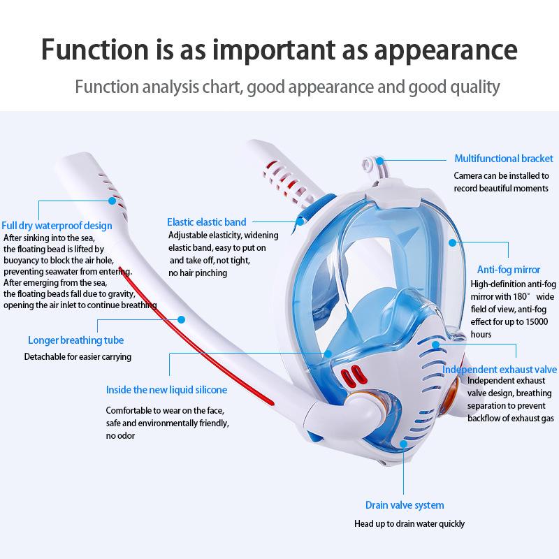 TaoBo Scuba Diving Mask Full Face Snorkeling Mask Underwater Anti Fog Adult Underwater Scuba Spearfishing for
TaoBo Scuba Diving Mask Full Face Snorkeling Mask Underwater Anti Fog Adult Underwater Scuba Spearfishing for