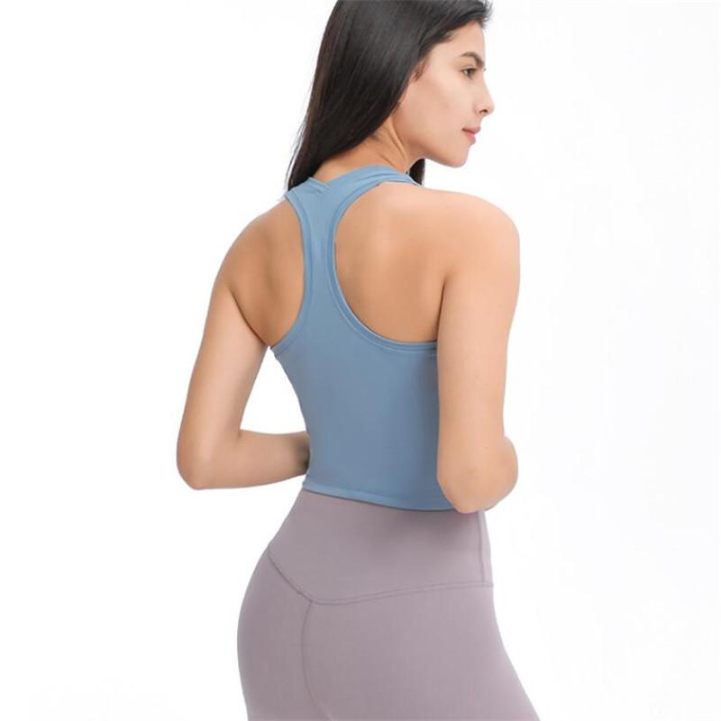 Nylon Solid Yoga Top Gym Clothes Women Quick Dry Sports Vest Fitness Shirts Breathable Workout Crop Tops Athletic Tank Tops, Black
Nylon Solid Yoga Top Gym Clothes Women Quick Dry Sports Vest Fitness Shirts Breathable Workout Crop Tops Athletic Tank Tops, Black
