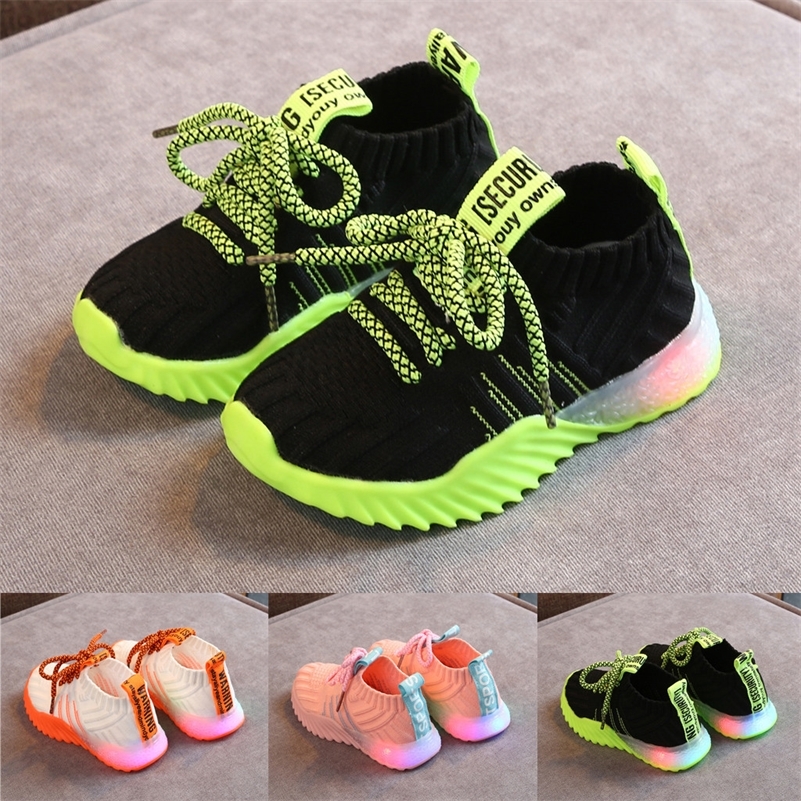 Kids Sneakers Children Baby Girls Boys Mesh LED Light Luminous Sport Shoes Sneakers Sapato Infantil Light Up Shoes 1-6Years 201112, Black
Kids Sneakers Children Baby Girls Boys Mesh LED Light Luminous Sport Shoes Sneakers Sapato Infantil Light Up Shoes 1-6Years 201112, Black