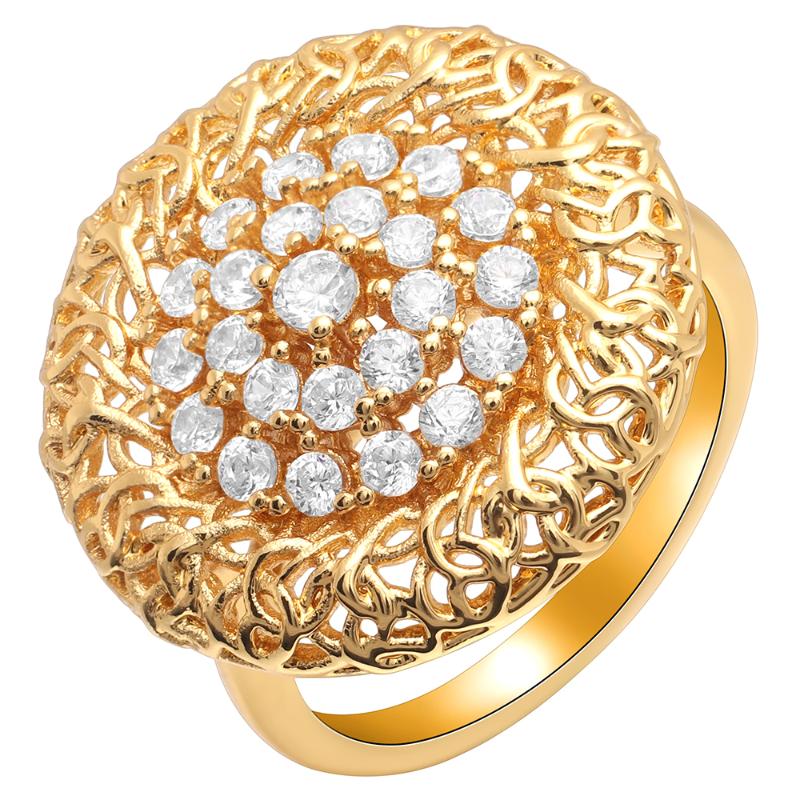 Hainon Top Quality Luxury Zircon Big Hollow Round Rings for Women Jewelry Wedding Engagement Gold Color Ring Gifts
Hainon Top Quality Luxury Zircon Big Hollow Round Rings for Women Jewelry Wedding Engagement Gold Color Ring Gifts