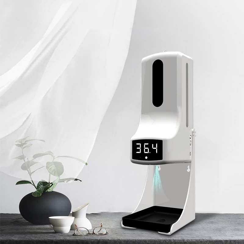 K9 Pro Wall-mounted Thermometer with Soap Dispenser 1000ml Capacity with Alarm Suitable for Use in Office Home School Community
K9 Pro Wall-mounted Thermometer with Soap Dispenser 1000ml Capacity with Alarm Suitable for Use in Office Home School Community