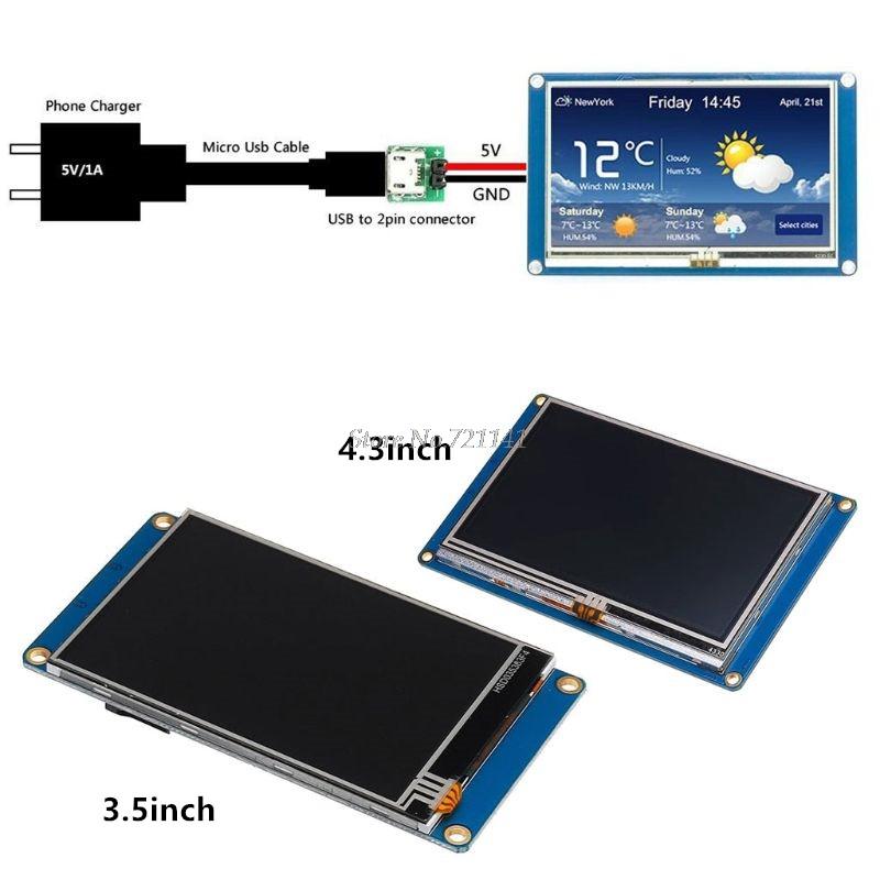 For 3.5" Nextion HMI Intelligent Smart USART UART Serial Touch TFT LCD Module Display Panel For Raspberry Pi 3 Dropship
For 3.5" Nextion HMI Intelligent Smart USART UART Serial Touch TFT LCD Module Display Panel For Raspberry Pi 3 Dropship