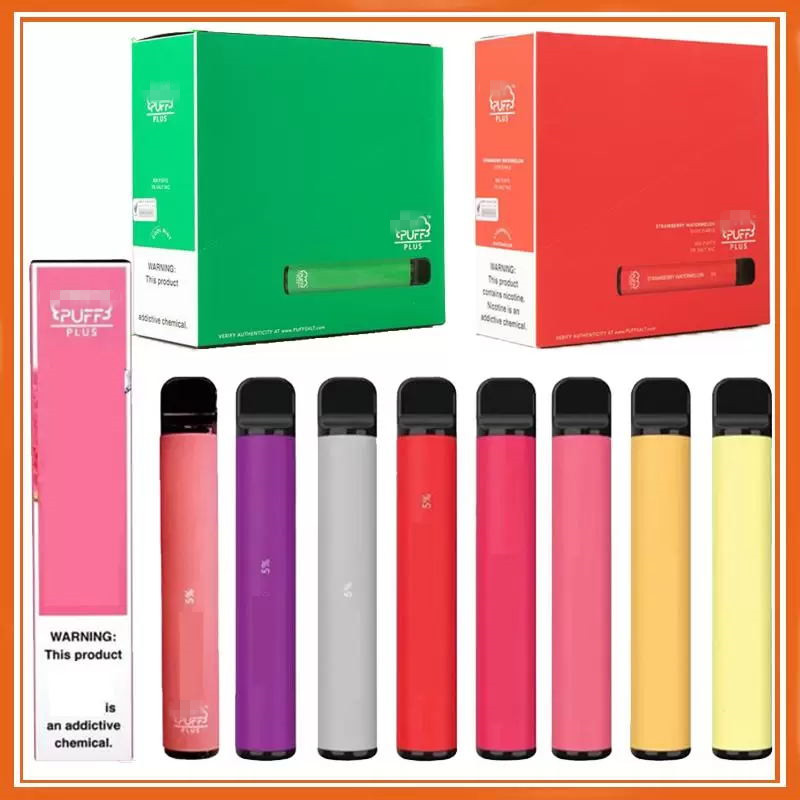 800Puffs Plus disposable Vape Cigarettes 800 Puff Cartridge 650mAh Battery 3.5mL PreFilled Pods Stick Style Vaporizer
800Puffs Plus disposable Vape Cigarettes 800 Puff Cartridge 650mAh Battery 3.5mL PreFilled Pods Stick Style Vaporizer