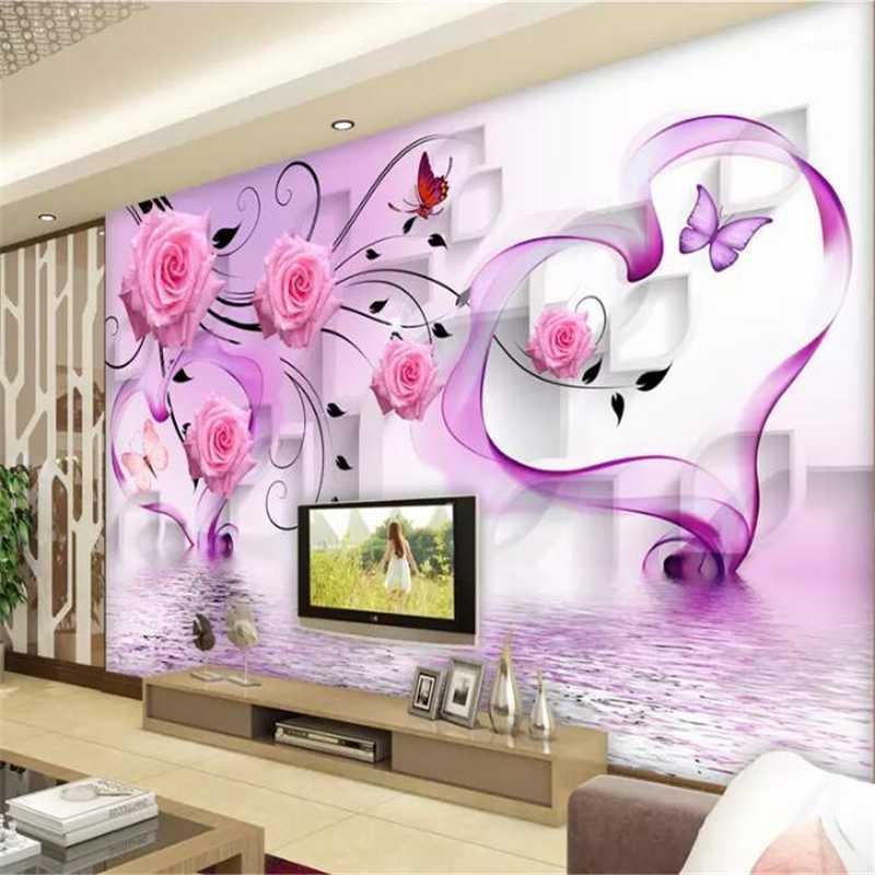 Custom Large Wallpaper Murals papel de parede 3D Photo Wallpaper Stereo Diamond Dream Rose Heart Hotel TV Background Wall paper1, As pic
Custom Large Wallpaper Murals papel de parede 3D Photo Wallpaper Stereo Diamond Dream Rose Heart Hotel TV Background Wall paper1, As pic