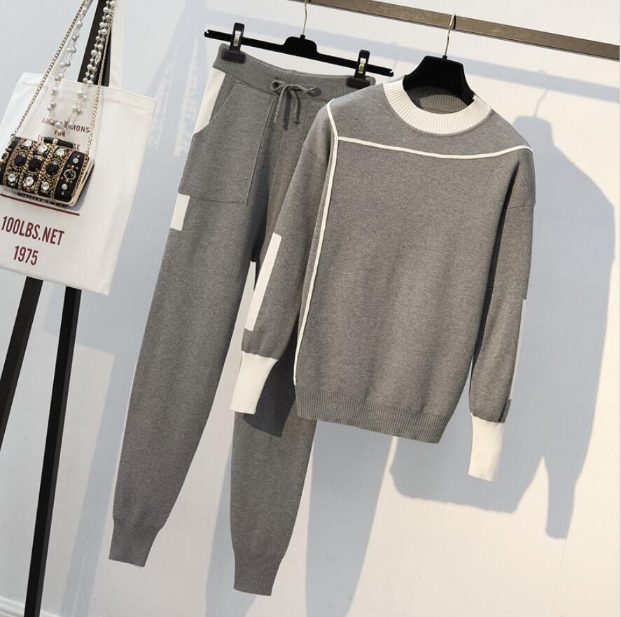 Spring Fall Female Knit Casual Ensemble Neck Long Sleeve Sweater and Pants Assembly 2 Garments Sweatshirt Q811 Y896, Wine
Spring Fall Female Knit Casual Ensemble Neck Long Sleeve Sweater and Pants Assembly 2 Garments Sweatshirt Q811 Y896, Wine