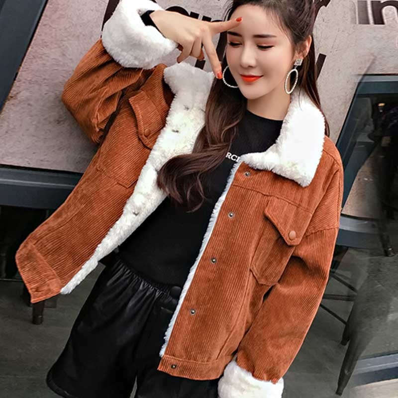 Women' winter coat thick-skinned coats parkas fashion fake fur lining velvet bomber nice jackets outwear 2020 new GJ7N, Unkcamelunk
Women' winter coat thick-skinned coats parkas fashion fake fur lining velvet bomber nice jackets outwear 2020 new GJ7N, Unkcamelunk