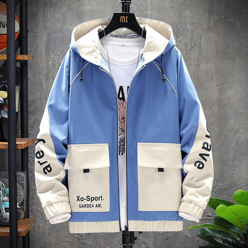 Jacket Men New Spring Autumn 2020 Overalls Fashion Printed Men's Jacket Casual Slim Fit High Quality Outdoors Bomber Top Coat T200502