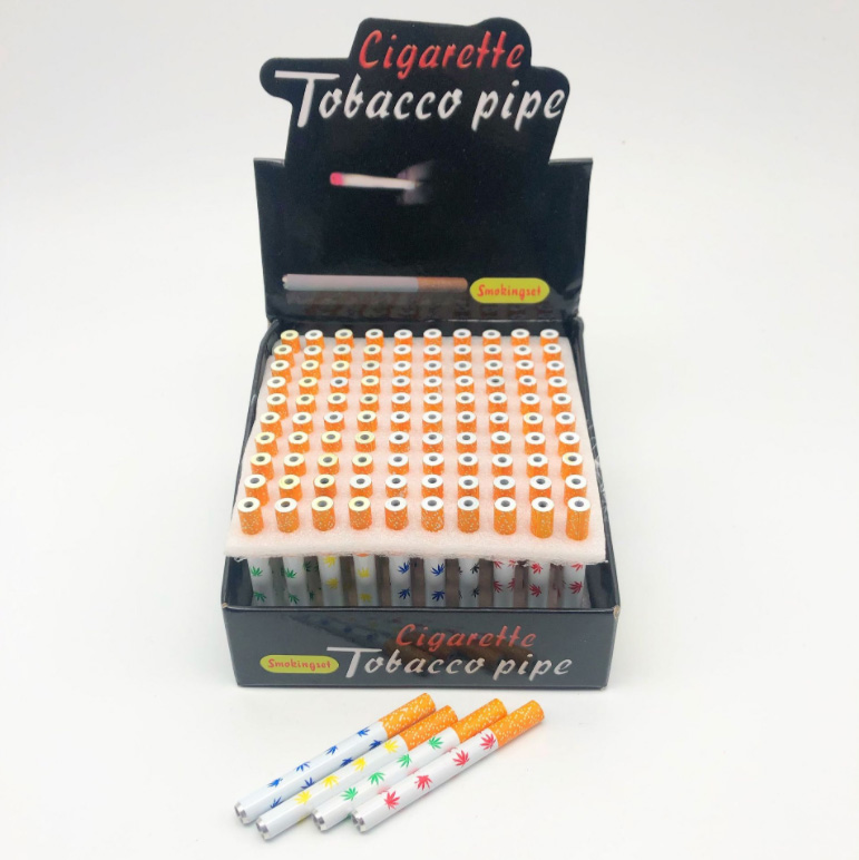 Cigarette Shape Smoking Pipe 7 Styles 78mm&55mm Portable Mini Hand Snuff Tube Metal Ceramic Filter Empty Tobacco Pipes 100 Pcs/lot VS Dab Rig Water Bong
Cigarette Shape Smoking Pipe 7 Styles 78mm&55mm Portable Mini Hand Snuff Tube Metal Ceramic Filter Empty Tobacco Pipes 100 Pcs/lot VS Dab Rig Water Bong