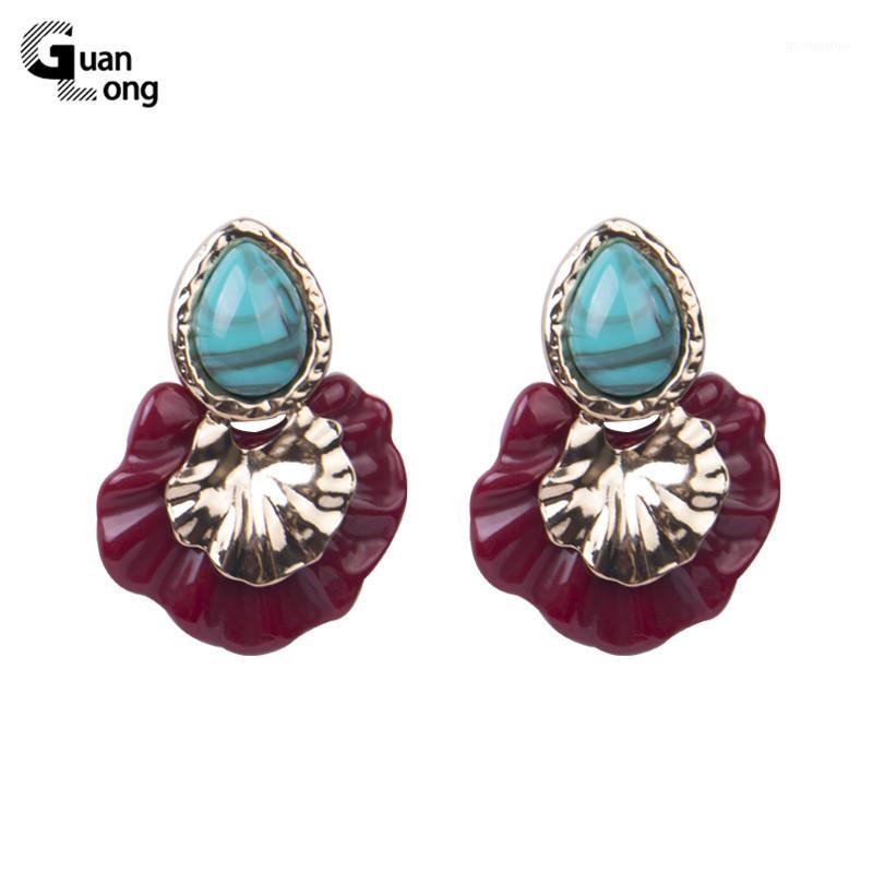 GuanLong Fashion Resin Acrylic Flower Drop Earring Big Gold Metal Korean Earrings for Women Wedding Long Earings Vintage Jewelry1
GuanLong Fashion Resin Acrylic Flower Drop Earring Big Gold Metal Korean Earrings for Women Wedding Long Earings Vintage Jewelry1