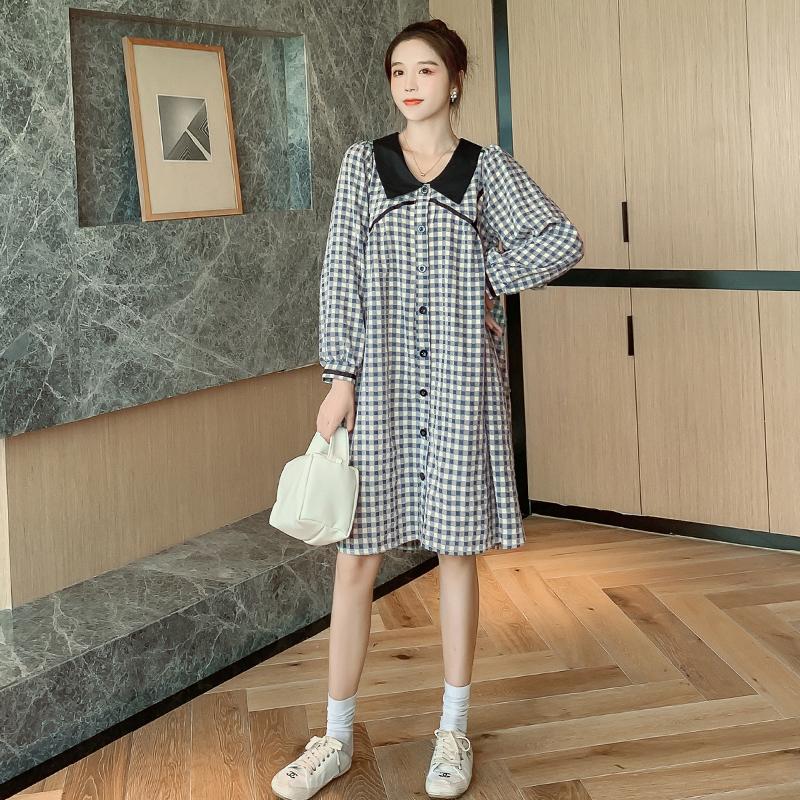 2021 autumn maternity nursing outfit new loose plaid cardigans pregnant women breastfeeding dress maternity cotton linen dress, The picture color
2021 autumn maternity nursing outfit new loose plaid cardigans pregnant women breastfeeding dress maternity cotton linen dress, The picture color