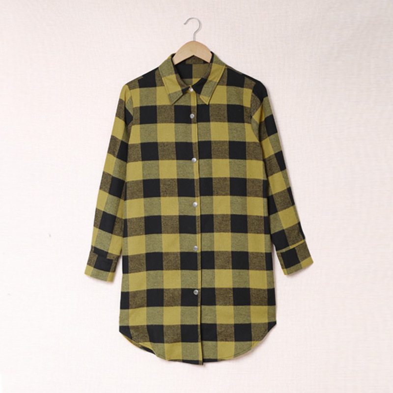 Shiying Shirt Jacket Women Autumn and Winter New Cardigan Long-sleeved Jacket Lapel Snap Button Women European and American Plaid Shirt Women, White
Shiying Shirt Jacket Women Autumn and Winter New Cardigan Long-sleeved Jacket Lapel Snap Button Women European and American Plaid Shirt Women, White