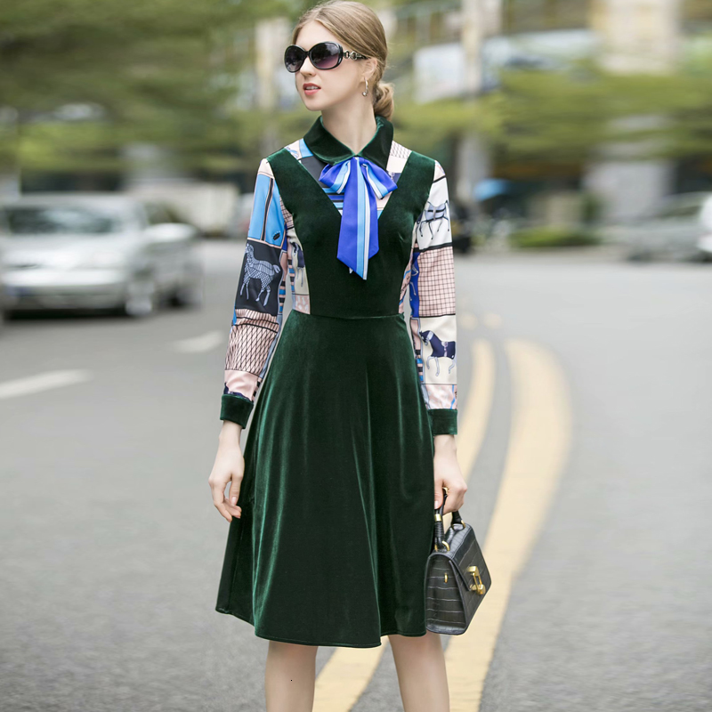 2021 New High-quality Shirt Velvet Bow Long Animal Print Fake Two Parts Thin Temperament Women' Dresses Ngr9, Multiple
2021 New High-quality Shirt Velvet Bow Long Animal Print Fake Two Parts Thin Temperament Women' Dresses Ngr9, Multiple