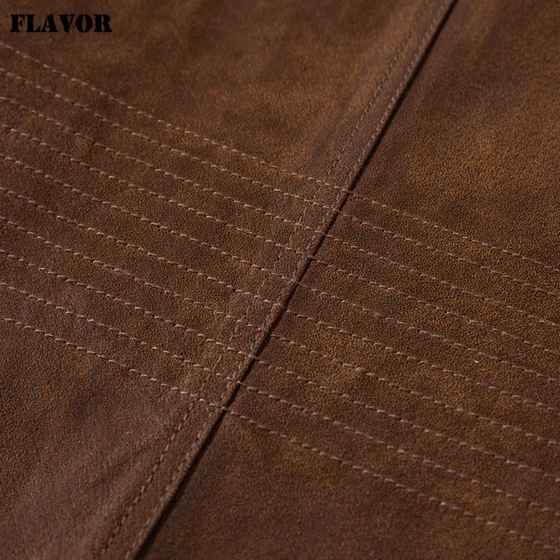 Men's Pigskin Real Leather Jacket Genuine Leather Jackets Motorcycle Jacket Coat Men 201216