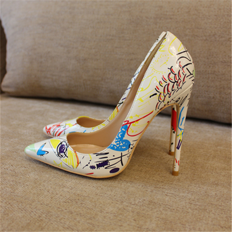 of Free Shipment Fashion Women White Lady Bombs Printed Toe Pointy High Shoes Size33-43 12 10 Cm 8 in Stiletto Heels 5e58, 33
of Free Shipment Fashion Women White Lady Bombs Printed Toe Pointy High Shoes Size33-43 12 10 Cm 8 in Stiletto Heels 5e58, 33