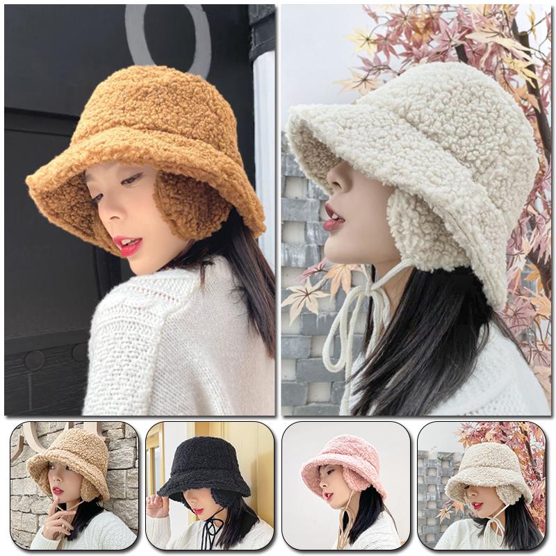 Women Girls Autumn Winter Fisherman Hat With Earmuffs Fashion Korean All-Match Faux Fur Bucket Hat Soft Warm Windproof Caps, Khaki
Women Girls Autumn Winter Fisherman Hat With Earmuffs Fashion Korean All-Match Faux Fur Bucket Hat Soft Warm Windproof Caps, Khaki