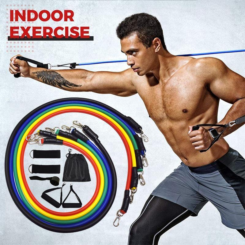 11 Pcs Pull Rope Fitness Elastic Training Expander Resistance Bands Set Fitness Bands Resistance Gym Equipment Exercise1
11 Pcs Pull Rope Fitness Elastic Training Expander Resistance Bands Set Fitness Bands Resistance Gym Equipment Exercise1