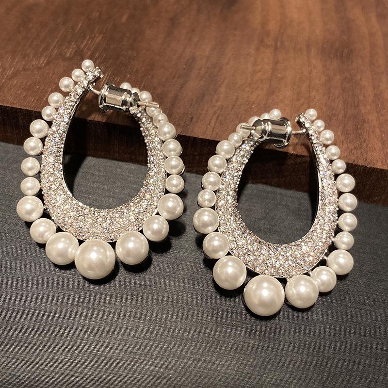 Pearl Cuff Drop Earrings Zircon Earrings set For Women Girls Luxury Removable Simple Circle Tassel Fashion Jewelry Silver Color
Pearl Cuff Drop Earrings Zircon Earrings set For Women Girls Luxury Removable Simple Circle Tassel Fashion Jewelry Silver Color