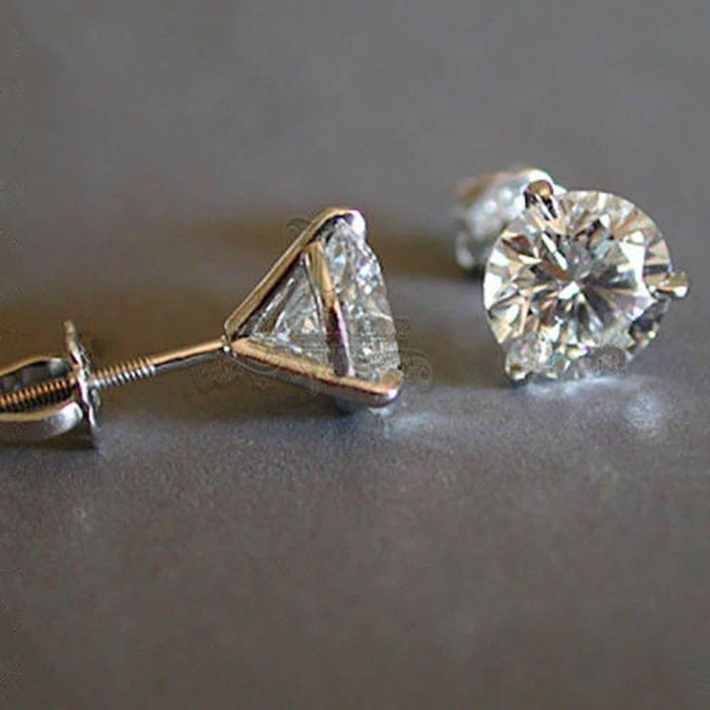 Luxury Female 6/7/8mm Round Lab Diamond 100% Real 925 Sterling Silver For Women Small Screw Stud Earringsvip, Golden
Luxury Female 6/7/8mm Round Lab Diamond 100% Real 925 Sterling Silver For Women Small Screw Stud Earringsvip, Golden