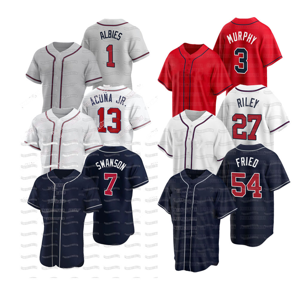 Ronald Acuna Jr. Jersey Freddie Freeman Marcell Ozuna Eddie Rosario Joc Pederson Ozzie Albies Austin Riley Dansby Swanson Greene Donaldson Jorge Soler, Blue;black
Ronald Acuna Jr. Jersey Freddie Freeman Marcell Ozuna Eddie Rosario Joc Pederson Ozzie Albies Austin Riley Dansby Swanson Greene Donaldson Jorge Soler, Blue;black