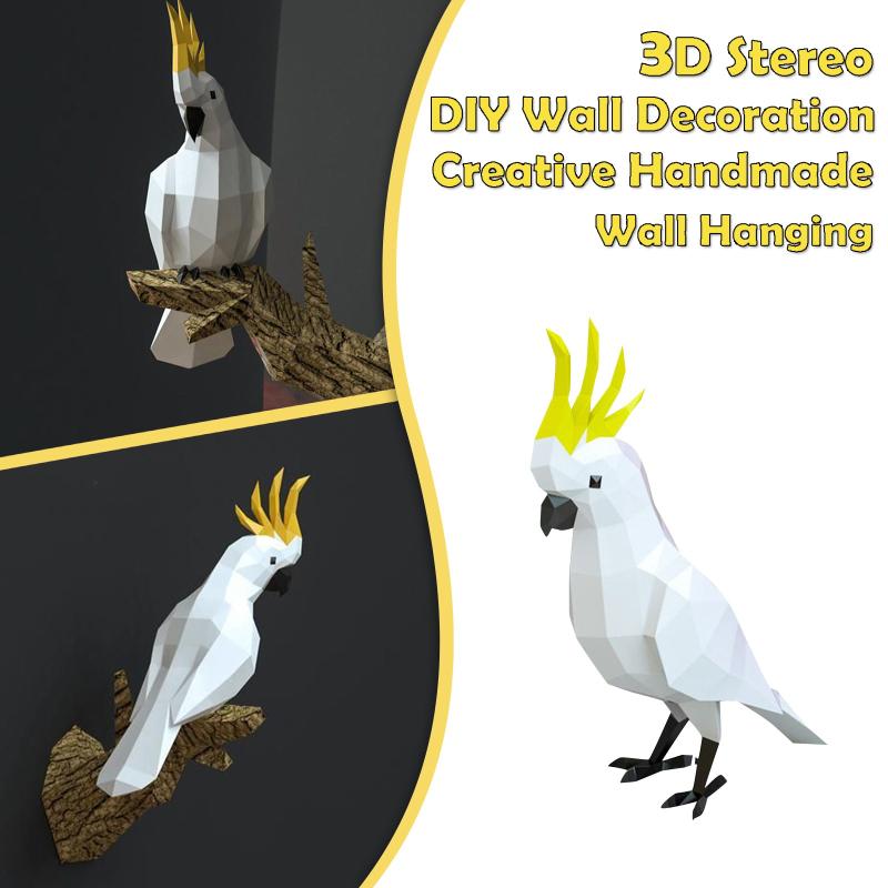 Parrot Model-3D Stereo Diy Wall Decoration Handmade Creative Wall Hanging 2020 Valentine's Day Home Decoration Hanging
Parrot Model-3D Stereo Diy Wall Decoration Handmade Creative Wall Hanging 2020 Valentine's Day Home Decoration Hanging