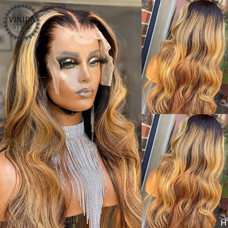 VINIDA STYLE Ombre Wave 150% Density T-part Lace Front Human Hair Wigs Scalp Top Closure Wigs With Baby Hair Non-Remy, T part wig
VINIDA STYLE Ombre Wave 150% Density T-part Lace Front Human Hair Wigs Scalp Top Closure Wigs With Baby Hair Non-Remy, T part wig