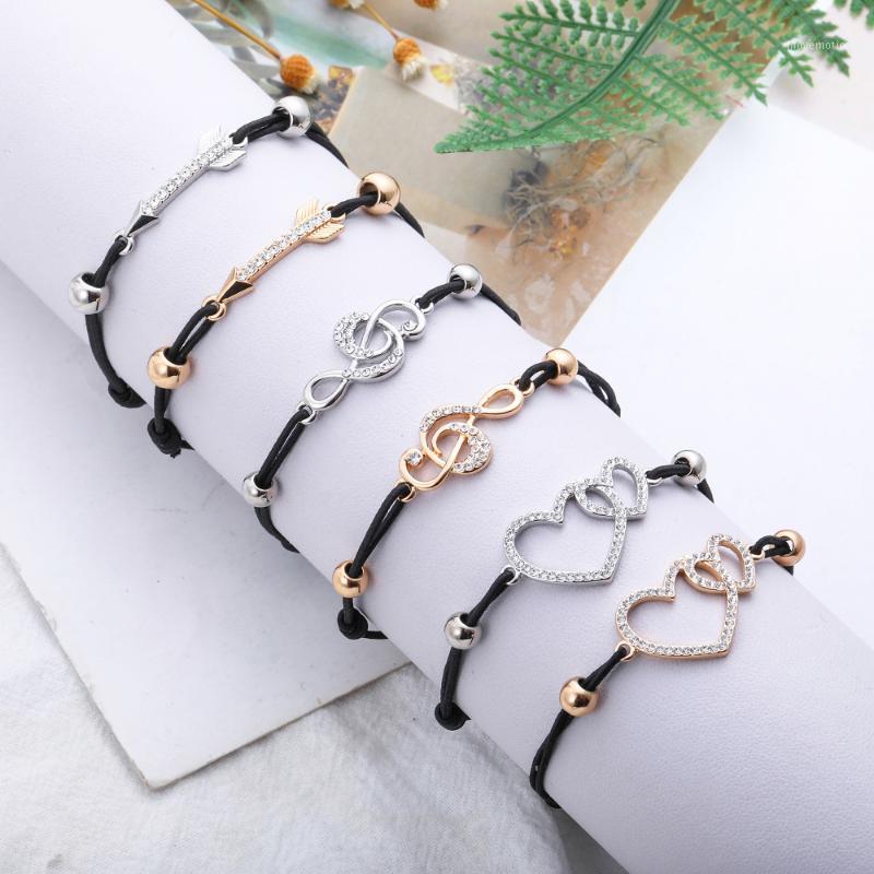 Double Heart Music Note Charm Bracelets Minimalist Black Elastic Rope Bracelet Handmade Hand Jewelry Accessories for Women 20201
Double Heart Music Note Charm Bracelets Minimalist Black Elastic Rope Bracelet Handmade Hand Jewelry Accessories for Women 20201
