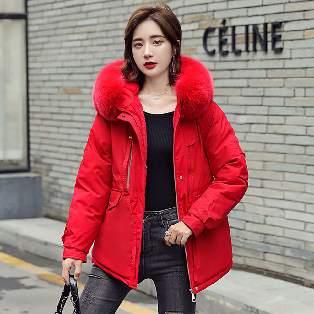 GRELLER Winter Coat Women Fashion Winter Jacket Women Cotton Padded Parka Short Outwear Hooded 6 Colors Female Jacket Coat 201019