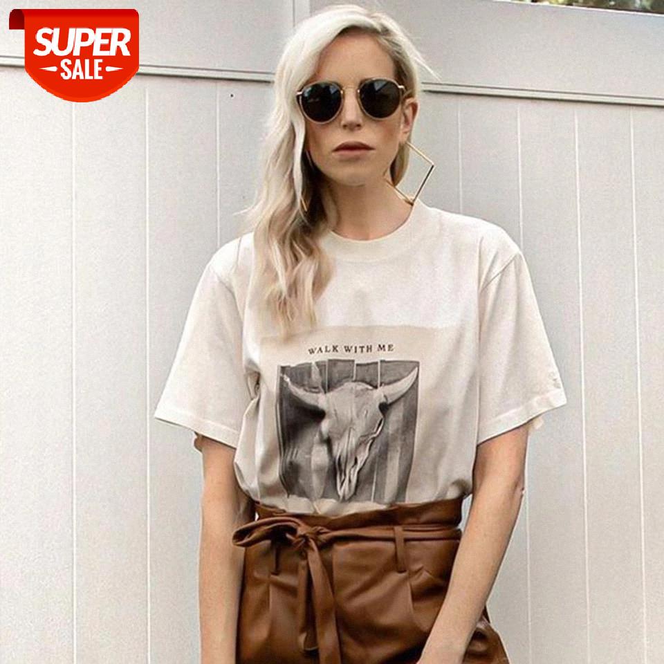 Goat Head Print Graphic Tees Women Summer Short Sleeve O Neck Cotton Chic T Shirt Casual Vintage Hippie Shirts Tops 2021 #7Z71, White
Goat Head Print Graphic Tees Women Summer Short Sleeve O Neck Cotton Chic T Shirt Casual Vintage Hippie Shirts Tops 2021 #7Z71, White