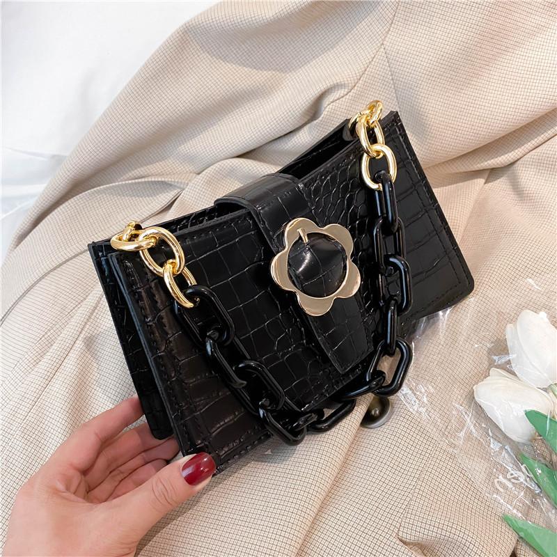 Summer New Bag 2020 New Trendy Fashion Female Bag Chain Messenger Wild Ins Korean Version of The Net Red Shoulder, Black
Summer New Bag 2020 New Trendy Fashion Female Bag Chain Messenger Wild Ins Korean Version of The Net Red Shoulder, Black